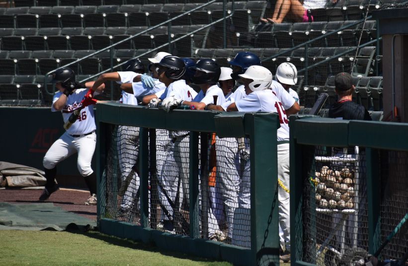 Campers at Stanford All Star Baseball Camp