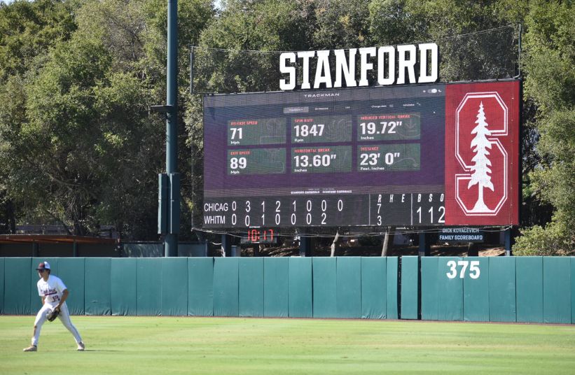 Elite baseball training at Stanford All Star Baseball Camp with metrics