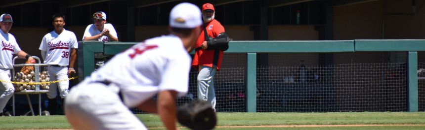 Camper at Stanford All Star Baseball Camp at Stanford Baseball Stadium