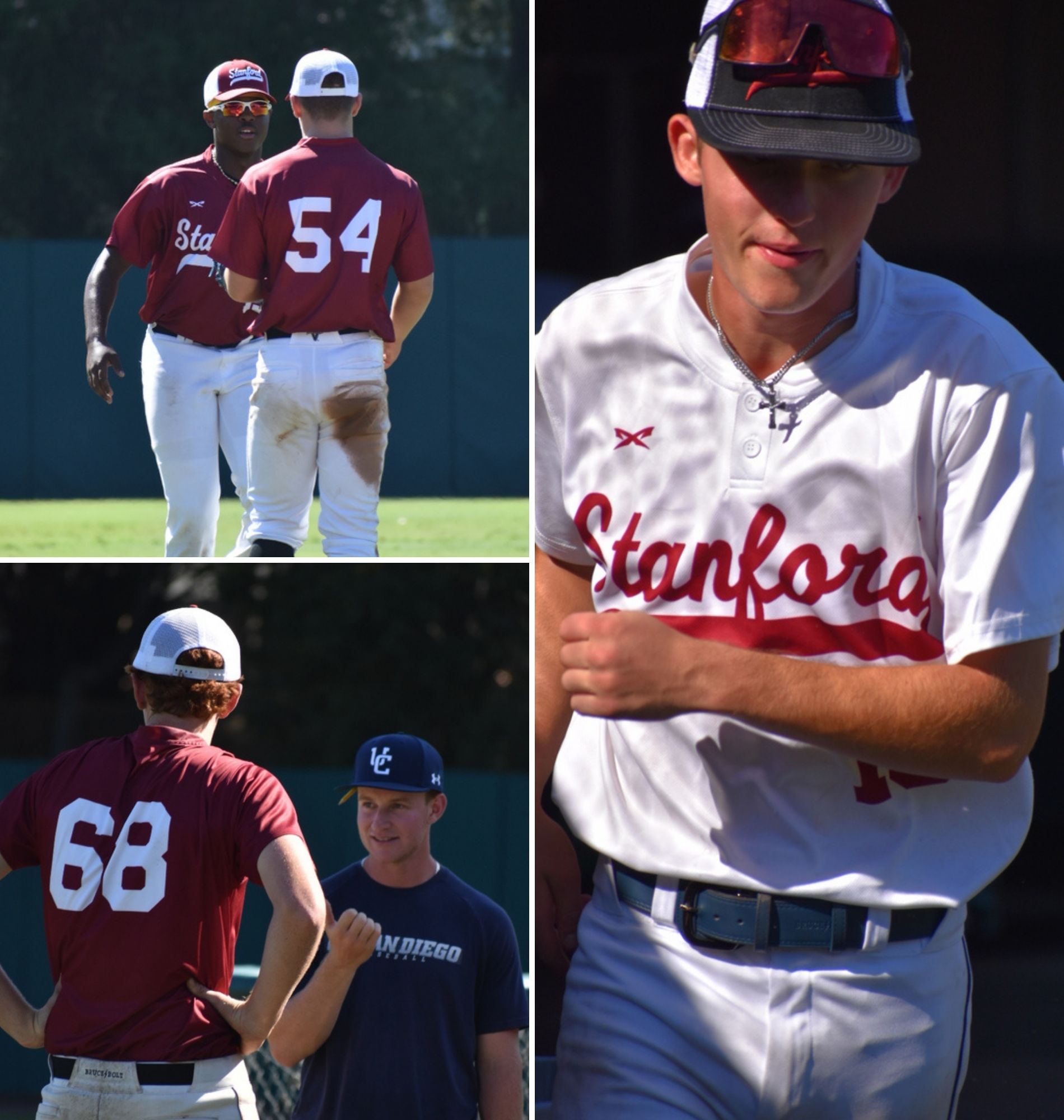 campers at Stanford All Star Baseball Camps